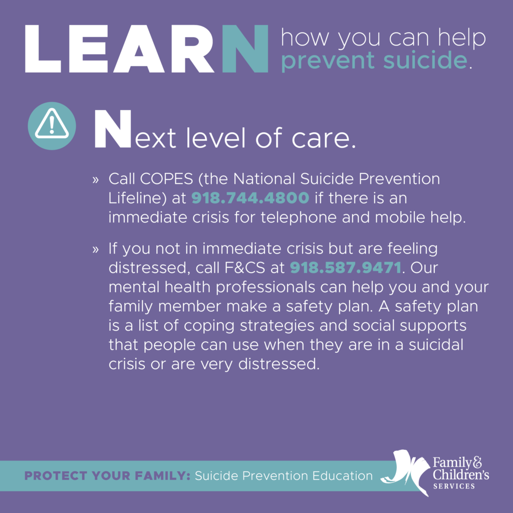 Reduce suicides by creating a safer home - Mental Health